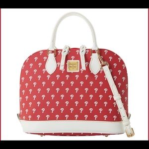 Dooney and Bourke Phillies Zip Zip Satchel